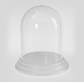 Acrylic Dome with White Base